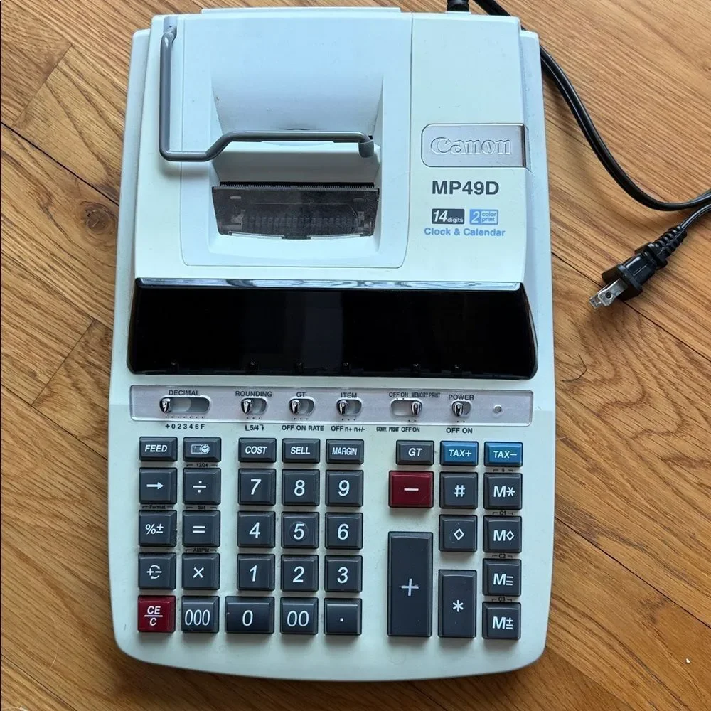 Canon MP49D Printing Calculator
